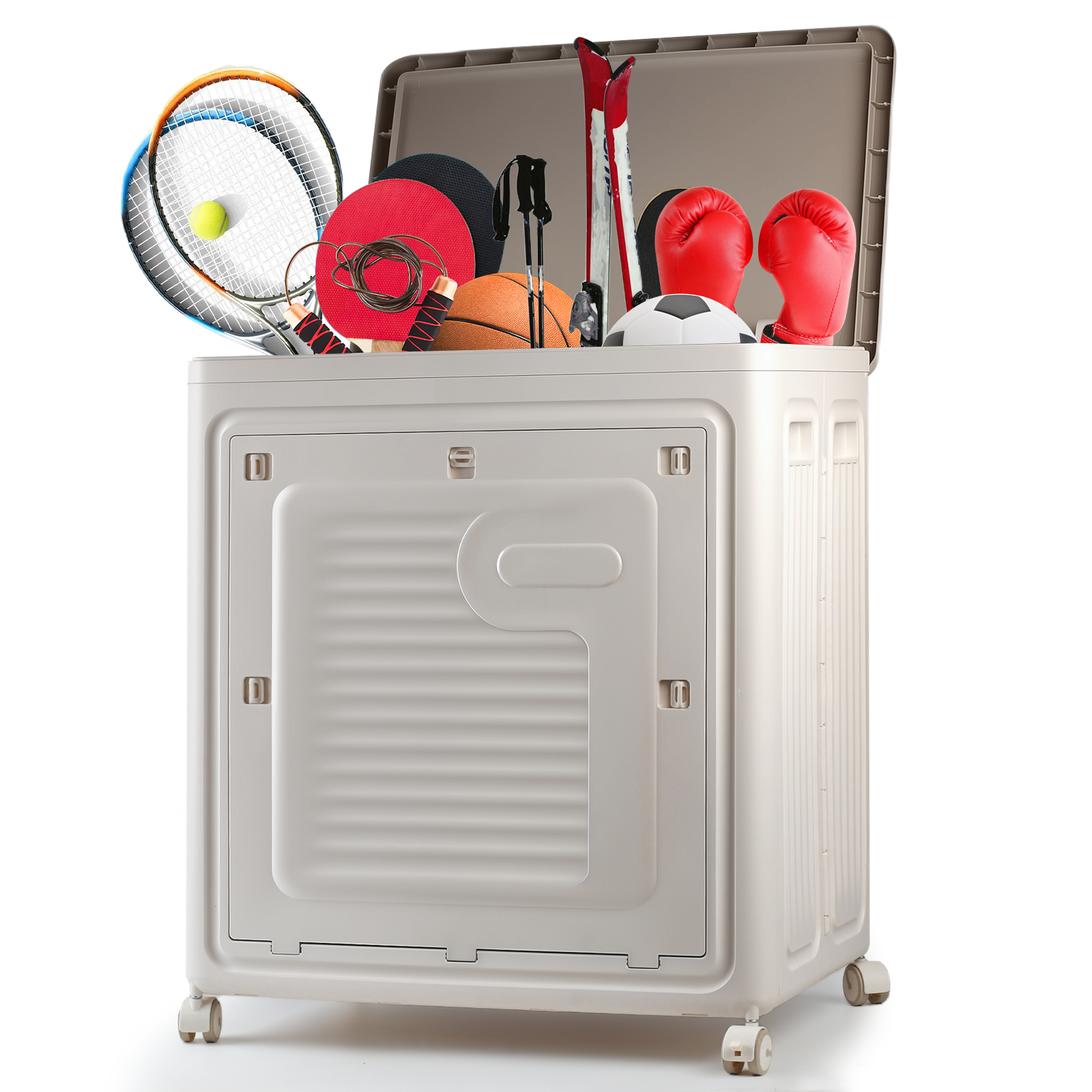 Flip-Top Desk Storage Box
